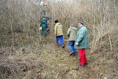 Příchod na brigádu v Suchdole 27.2.04. Foto: P. Štukavec