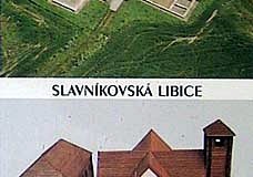 Letecký snímek a model Slavníkovské Libice