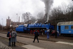 Odjezd parním vlakem na Křivoklát 10.12.05 - foto P. Štukavec