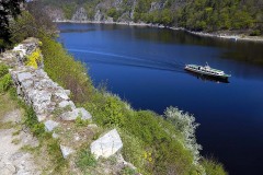 Z výletu na Orlík, Zvíkov a do Písku 21.4.07 vodní plocha pod Zvíkovem - foto F. Kylián