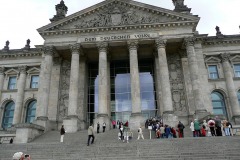 Berlín a Postupim 2008 - Budova Reichstagu zvenku - foto Eva Čančíková